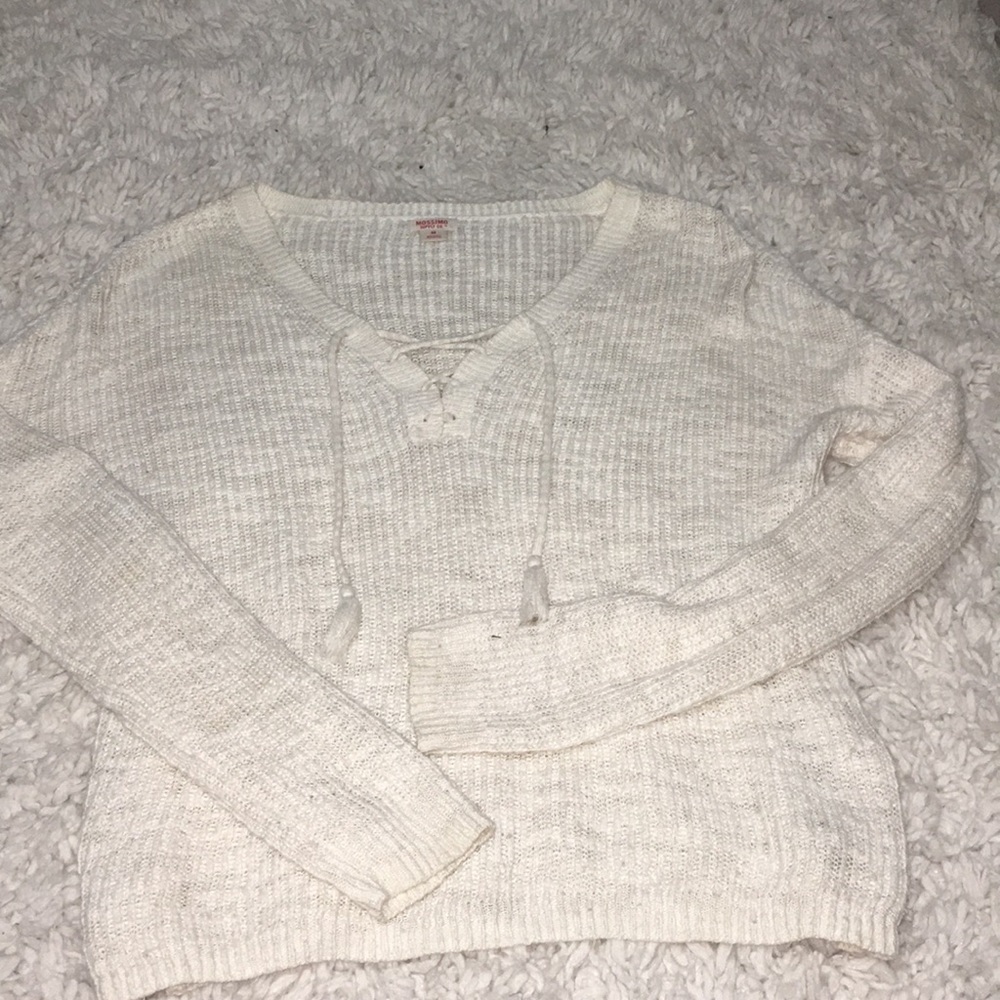 Cream sweater!